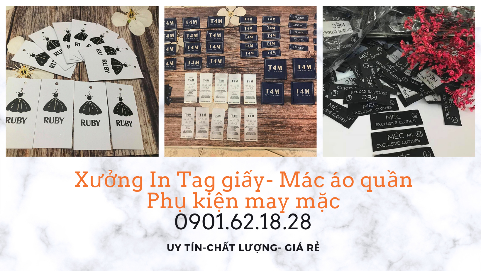 In tag giấy- Mác áo quần (1)